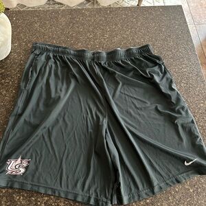 Nike USA baseball shorts size XXL charcoal color in excellent used condition